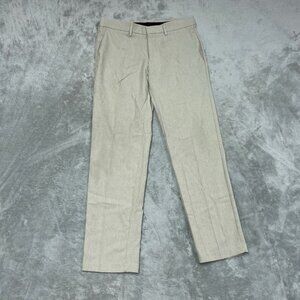 Kenneth Cole Slim Fit Performance Dress Pants Beige 32x30 a0969